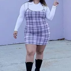 Fashion Nova School Girl At Heart Mini Dress Set - Lavender/combo 17 Fashion Nova School Girl At Heart Mini Dress Set - Lavender/combo -Fashion Nova Dresses Shop SchoolGirlAtHeartMiniDressSet Lavendercombo 2 MER PLUS