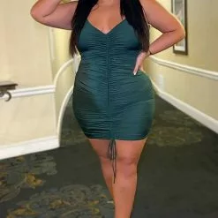 Fashion Nova Shanghai Ruched Dress - Hunter Green 25 Fashion Nova Shanghai Ruched Dress - Hunter Green -Fashion Nova Dresses Shop ShanghaiRuchedDress HunterGreen MER PLUS