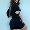 Fashion Nova Shannel Slinky Mini Dress - Black 1 Fashion Nova Shannel Slinky Mini Dress - Black -Fashion Nova Dresses Shop ShannelSlinkyMiniDress Black MER