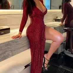Fashion Nova Shine Away Sequin Maxi Dress - Burgundy 15 Fashion Nova Shine Away Sequin Maxi Dress - Burgundy -Fashion Nova Dresses Shop ShineAwaySequinMaxiDress Burgundy2 MER