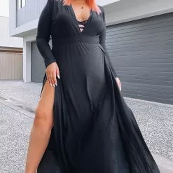 Fashion Nova Spree Dress - Black 35 Fashion Nova Spree Dress - Black -Fashion Nova Dresses Shop SpreeDress Black MER PLUS