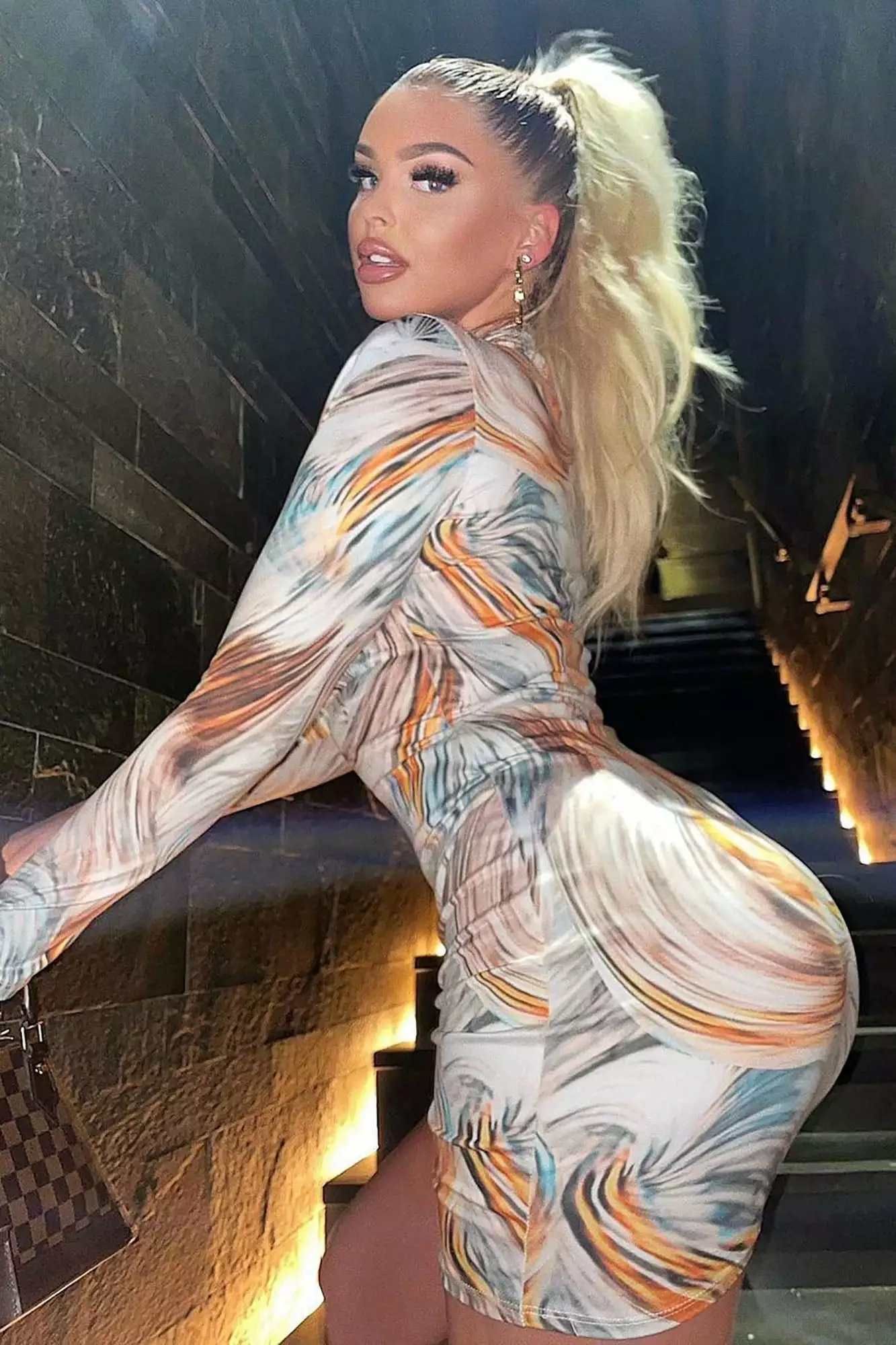 Fashion Nova Stormy Weather Mini Dress - Multi 5 Fashion Nova Stormy Weather Mini Dress - Multi - Image 3