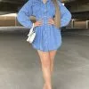 Fashion Nova Street Mood Denim Mini Dress - Light Wash 2 Fashion Nova Street Mood Denim Mini Dress - Light Wash -Fashion Nova Dresses Shop StreetMoodDenimMiniDress LightWash MER
