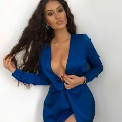 Fashion Nova Sugar Free Dress - Royal
