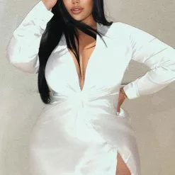 Fashion Nova Sugar Free Dress - White 17 Fashion Nova Sugar Free Dress - White -Fashion Nova Dresses Shop SugarFreeDress White MER PLUS