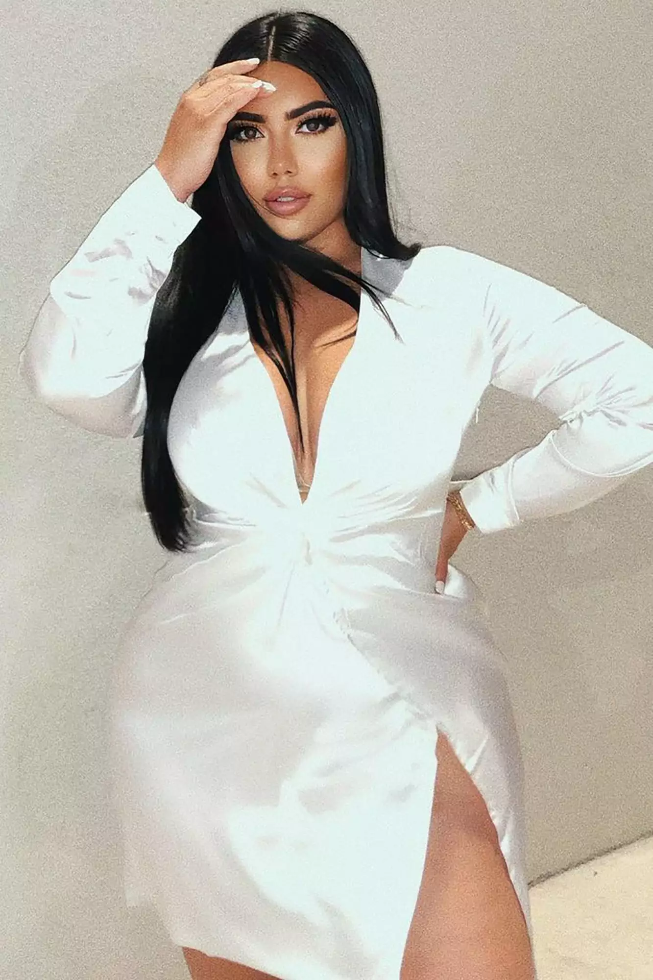 Fashion Nova Sugar Free Dress - White 9 Fashion Nova Sugar Free Dress - White - Image 7