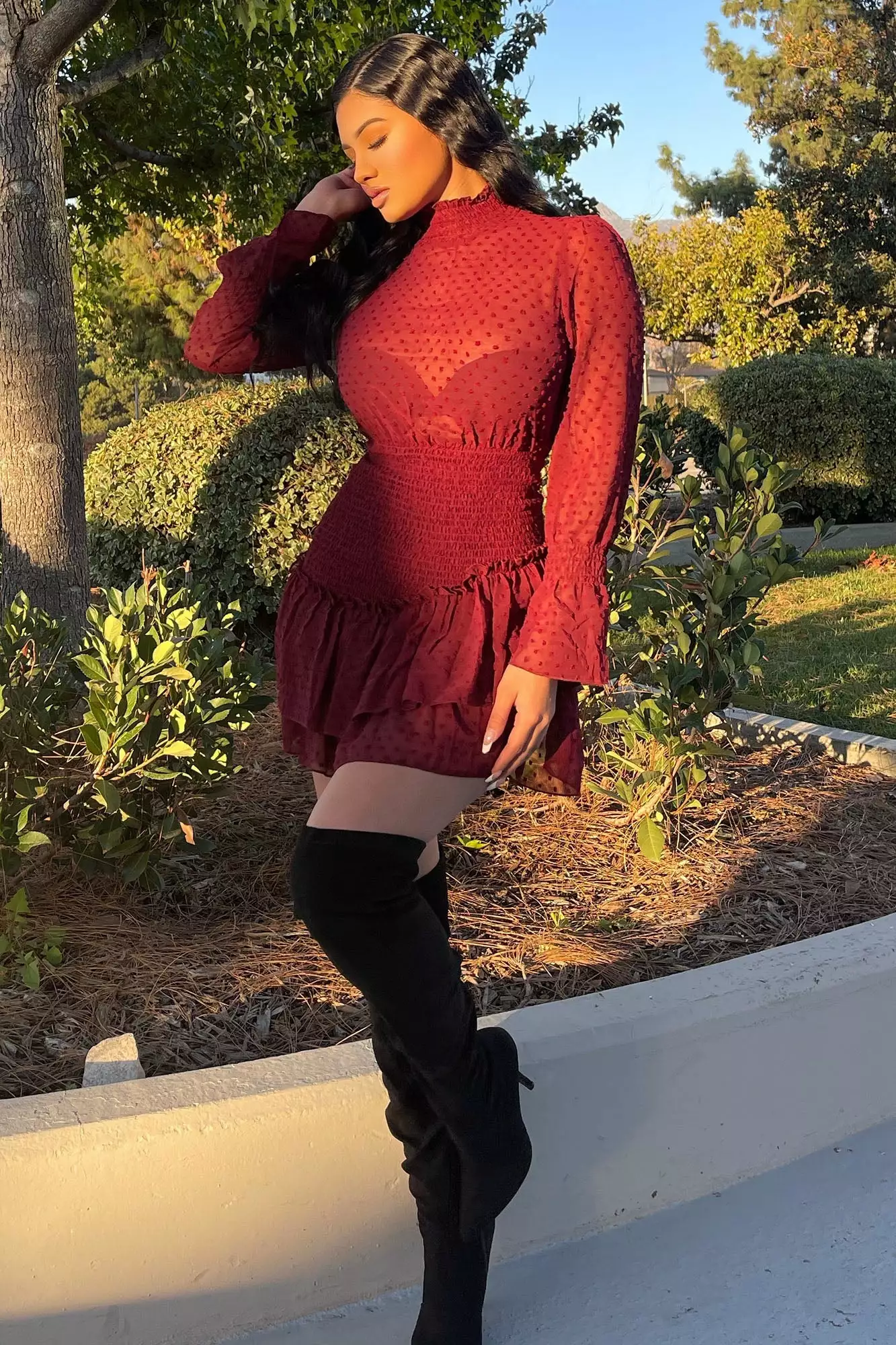 Fashion Nova Sweet Like Me Mini Dress - Burgundy 3 Fashion Nova Sweet Like Me Mini Dress - Burgundy