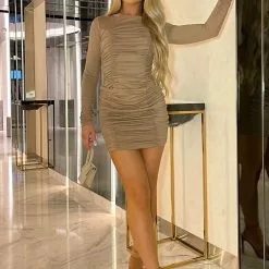Fashion Nova Take Your Man Ruched Dress - Taupe 13 Fashion Nova Take Your Man Ruched Dress - Taupe -Fashion Nova Dresses Shop TakeYourManRuchedDress Taupe MER 175a4586 544b 48fd ab99 2201c0e30085