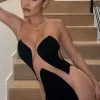 Fashion Nova Talk of Town Mini Dress - Black -Fashion Nova Dresses Shop TalkofTownMiniDress Black MER