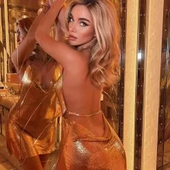 Fashion Nova That's All Me Chainmail Mini Dress - Gold -Fashion Nova Dresses Shop That sAllMeChainmailMiniDress Gold MER
