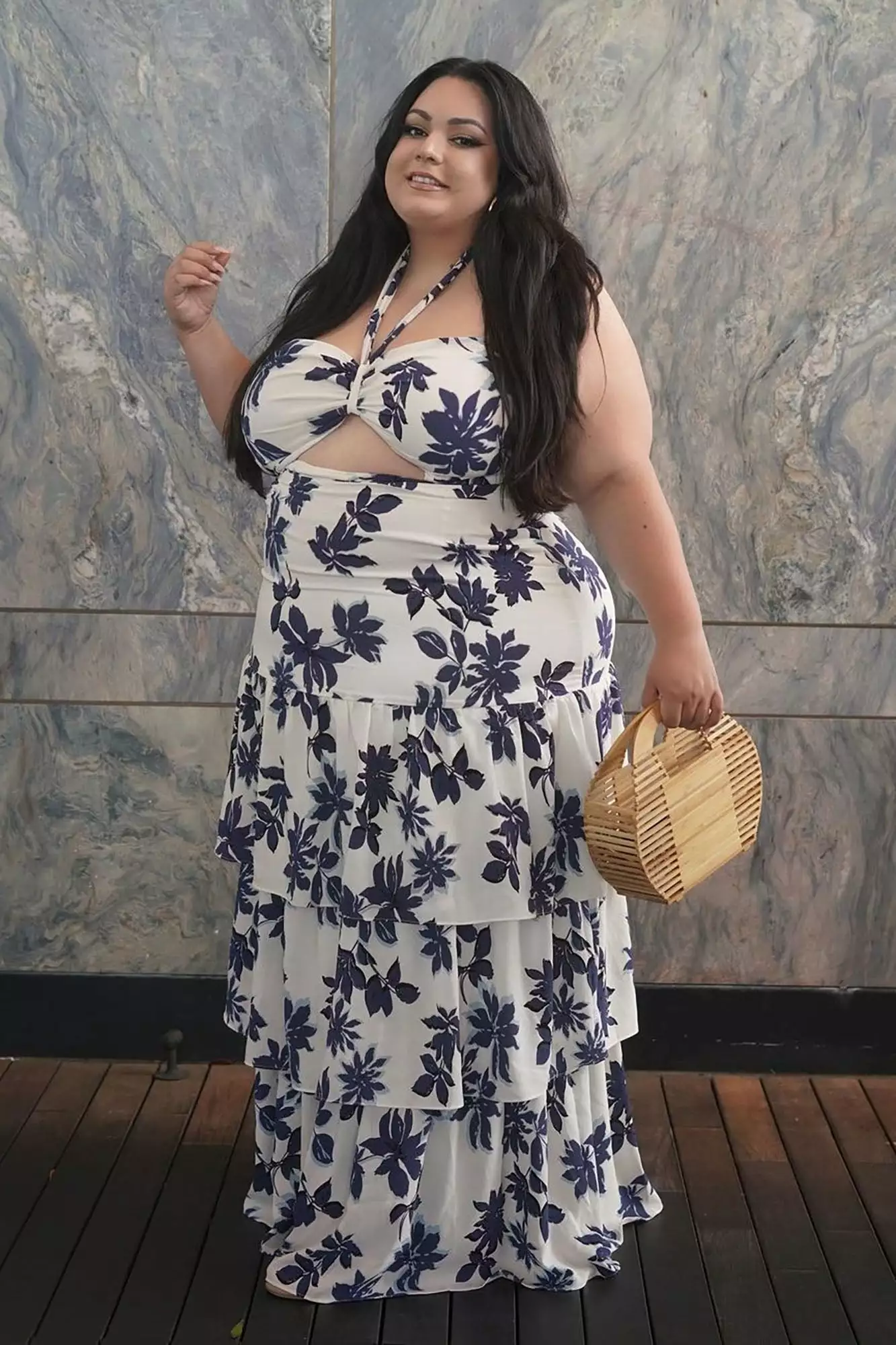 Fashion Nova Tied Up Printed Maxi Dress - Ivory/combo 7 Fashion Nova Tied Up Printed Maxi Dress - Ivory/combo - Image 5