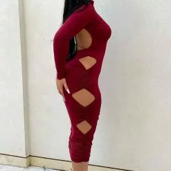 Fashion Nova Time Of Your Life Midi Dress - Wine -Fashion Nova Dresses Shop TimeOfYourLifeMidiDress Wine MER 10061ddd 15e6 4756 9248 63c38982c06f