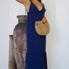 Fashion Nova Tulum Coastline Maxi Dress - Navy -Fashion Nova Dresses Shop TulumCoastlineMaxiDress Navy MER
