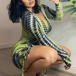Fashion Nova Watch Me Ruche Tie Dye Mini Dress - Green 30 Fashion Nova Watch Me Ruche Tie Dye Mini Dress - Green -Fashion Nova Dresses Shop WatchMeRucheTieDyeMiniDress Green 2 MER PLUS