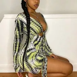 Fashion Nova Watch Me Ruche Tie Dye Mini Dress - Green 25 Fashion Nova Watch Me Ruche Tie Dye Mini Dress - Green -Fashion Nova Dresses Shop WatchMeRucheTieDyeMiniDress Green MER