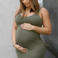 Fashion Nova Your Needs Met Dress - Olive -Fashion Nova Dresses Shop YourNeedsMetDress Olive MER MC