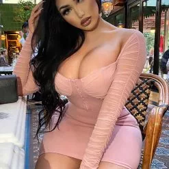 Fashion Nova Your Sweet Weakness Mini Dress - Mauve