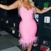 Fashion Nova Yvana Bandage Mini Dress - Pink -Fashion Nova Dresses Shop YvanaBandageMiniDress Pink MER