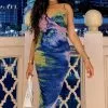 Fashion Nova Me Before You Tie Dye Maxi Dress - Navy/combo -Fashion Nova Dresses Shop mebeforeyoutiedyemaxidress navy mer